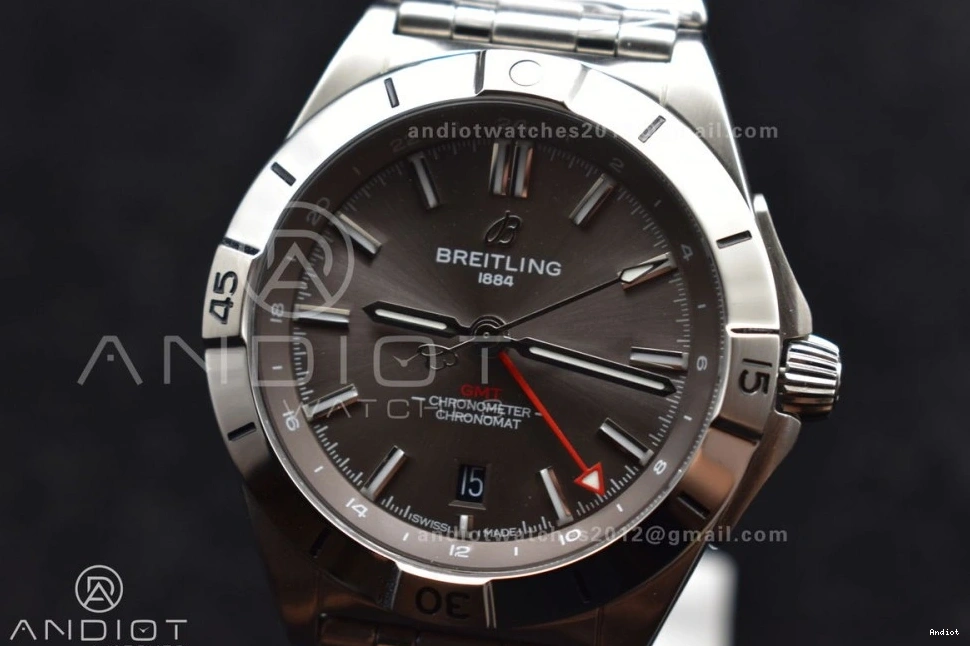 Best 40mm Edition Dial BLS on A2836 Automatic Breitling 1:1 Bracelet Factory GMT SS Chronomat Grey 0502